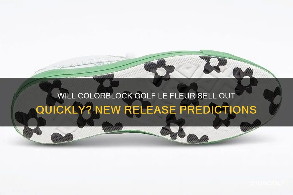 will colorblock golf le fleur sell out new
