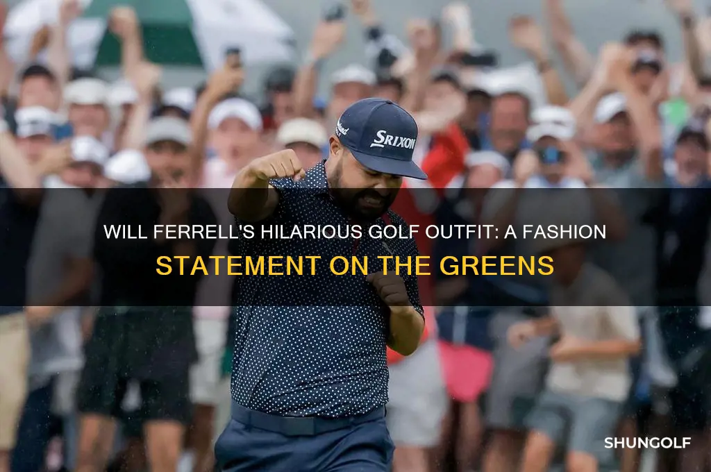 will ferrell golf outfit