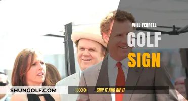 Will Ferrell's Hilarious Golf Sign: A Viral Sensation Explained