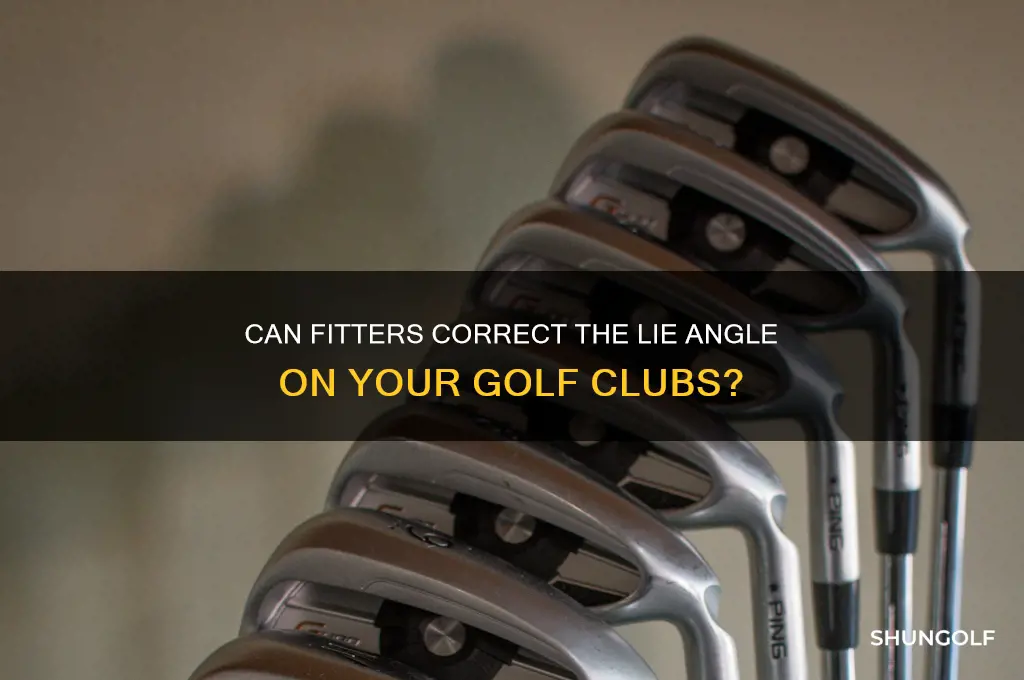 will fitters fix the lie on my golf clubs