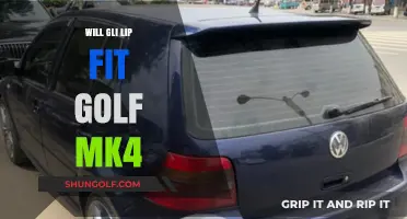 Will Gli Lip Spoiler Fit Golf Mk4? Compatibility Guide