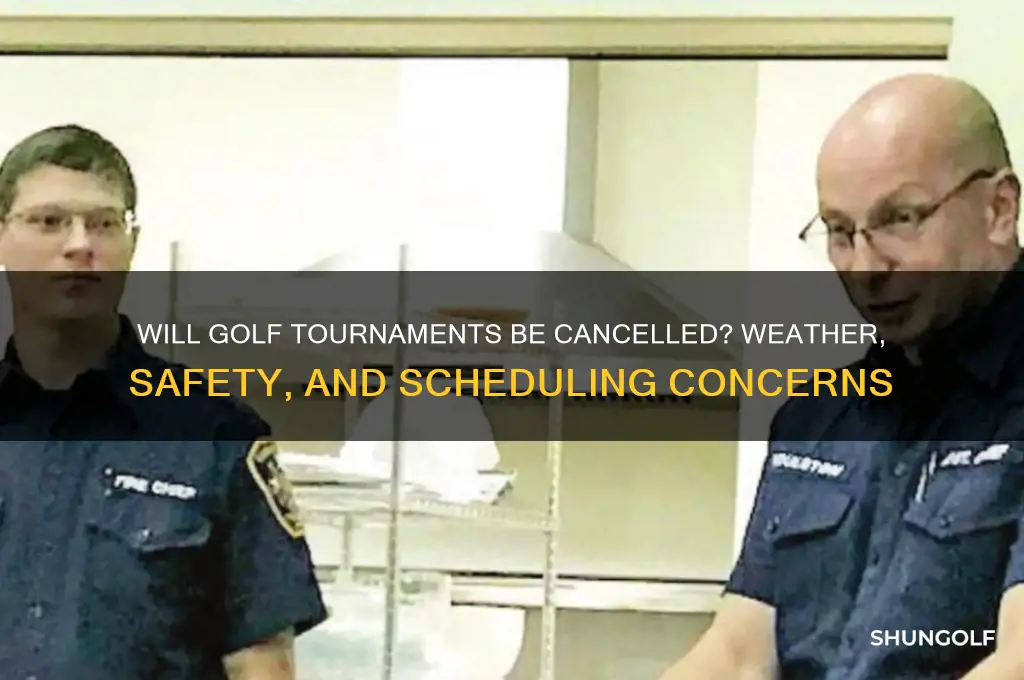 will golf be cancelled