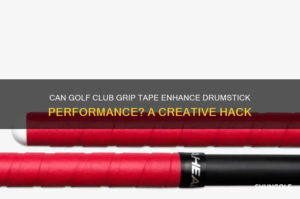 will golf club grip tape work on drum stix