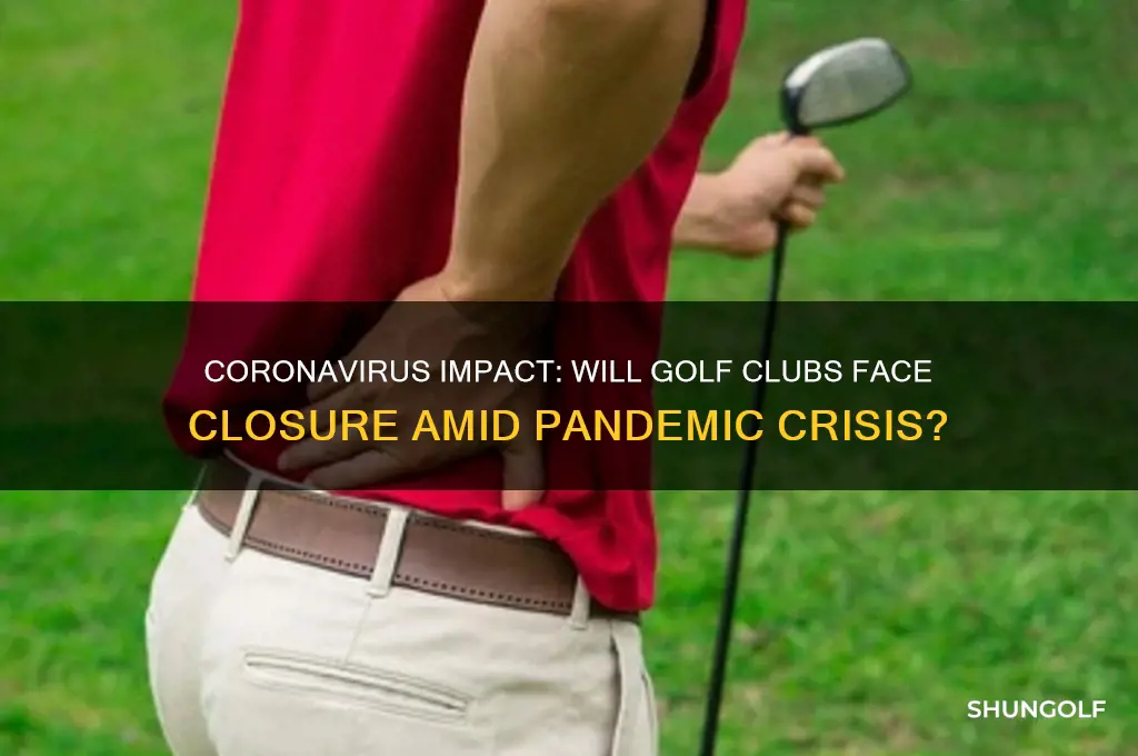 will golf clubs close due to coronavirus
