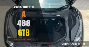 Can Golf Clubs Fit in a Ferrari 488 GTB?
