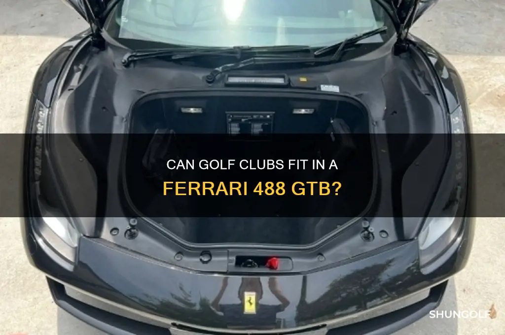 will golf clubs fit in a 488 gtb