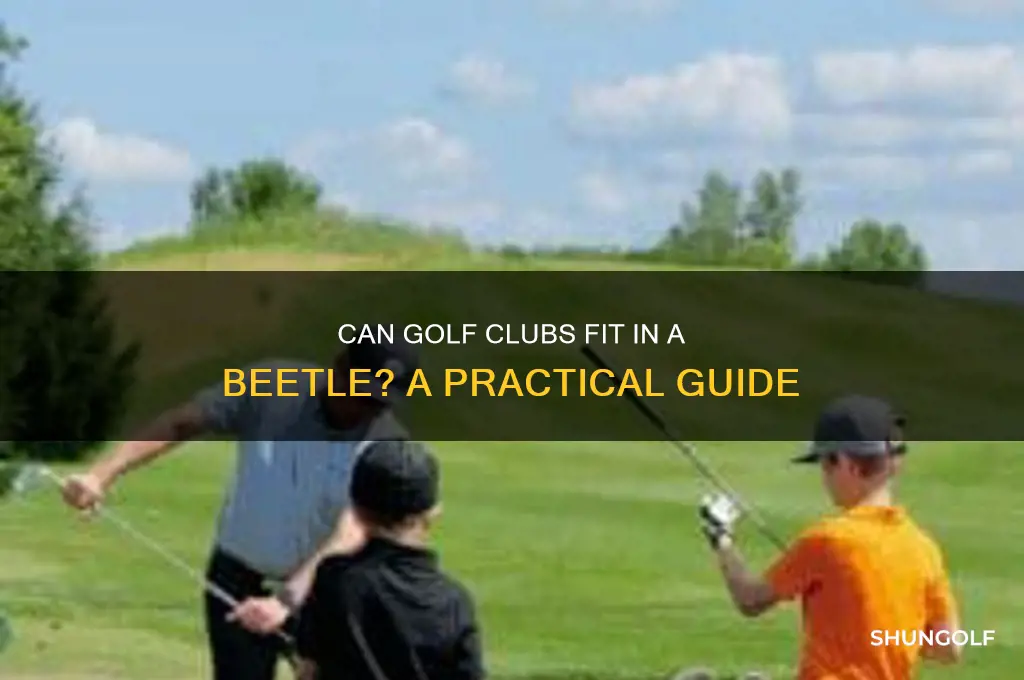will golf clubs fit in a beetle