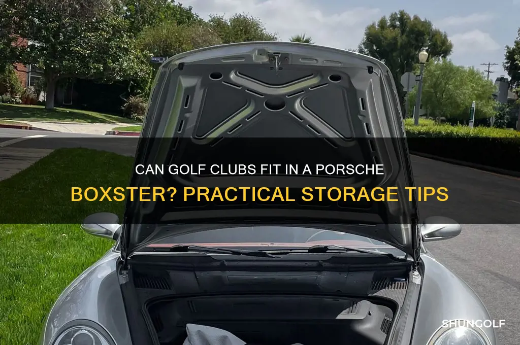 will golf clubs fit in a boxster
