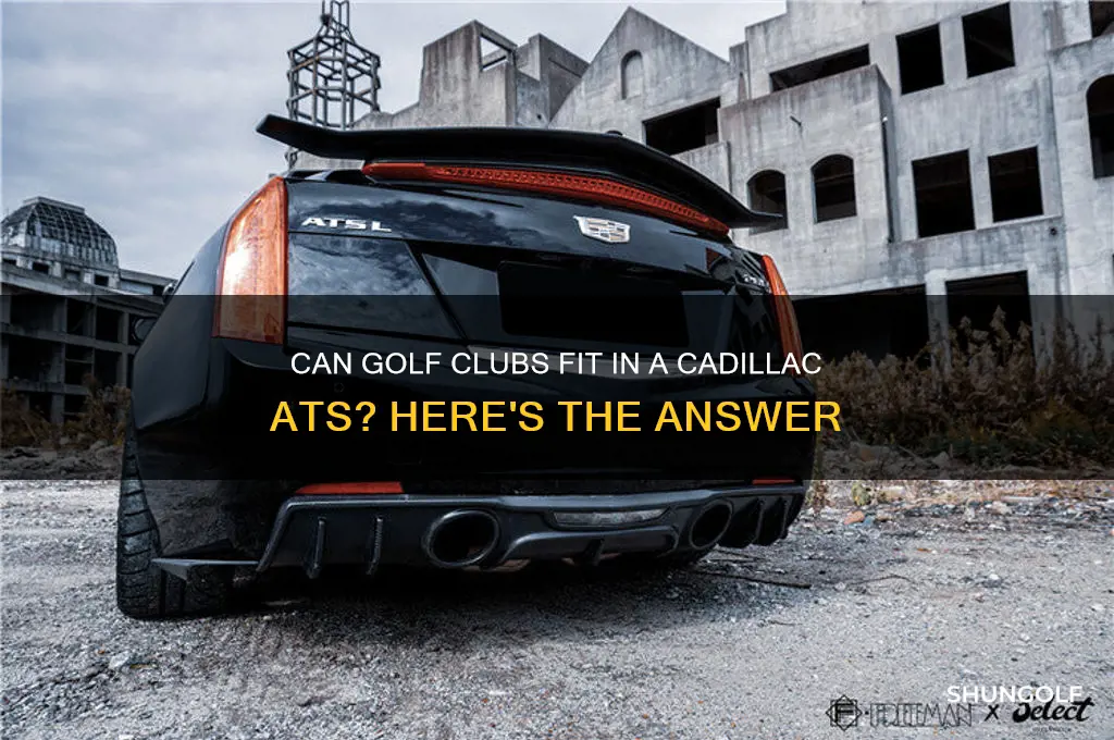 will golf clubs fit in a cadillac ats
