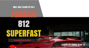 Can Golf Clubs Fit in a Ferrari 812 Superfast?
