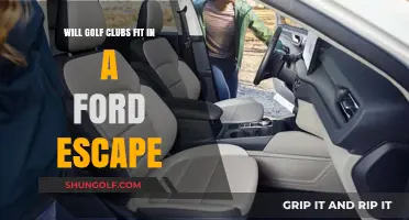 Can Golf Clubs Fit in a Ford Escape? Here's What You Need to Know