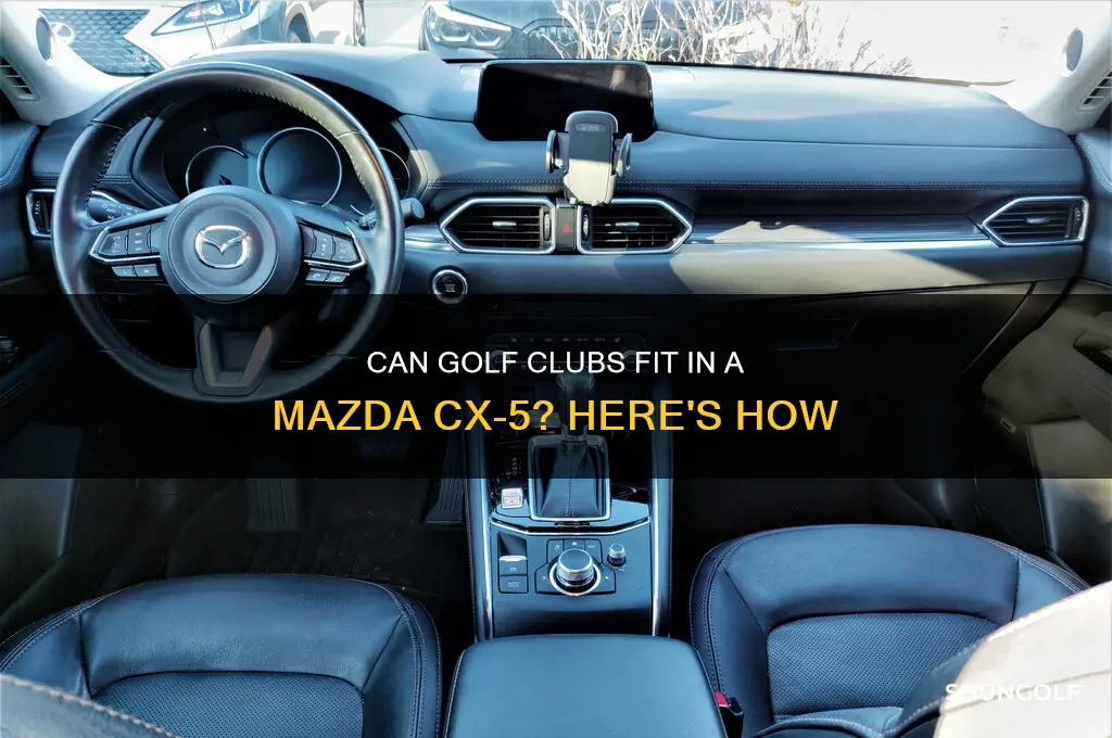will golf clubs fit in a mazda cx 5