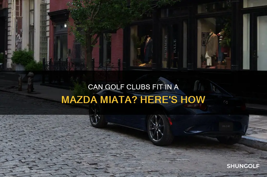 will golf clubs fit in a mazda miata