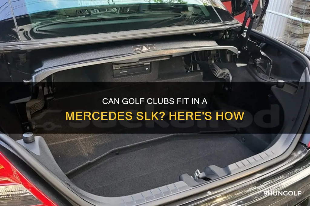 will golf clubs fit in a mercedes slk