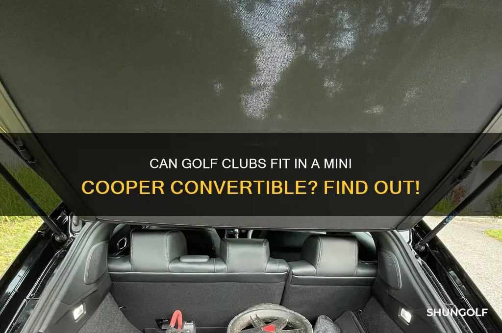 will golf clubs fit in a mini cooper convertible