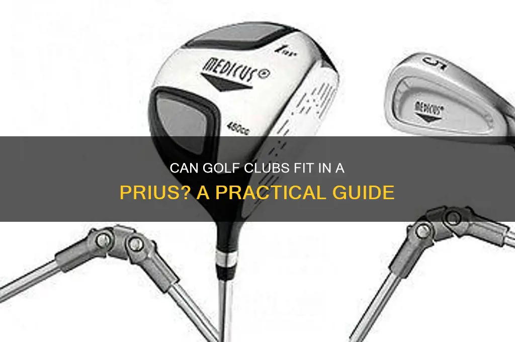will golf clubs fit in a prius