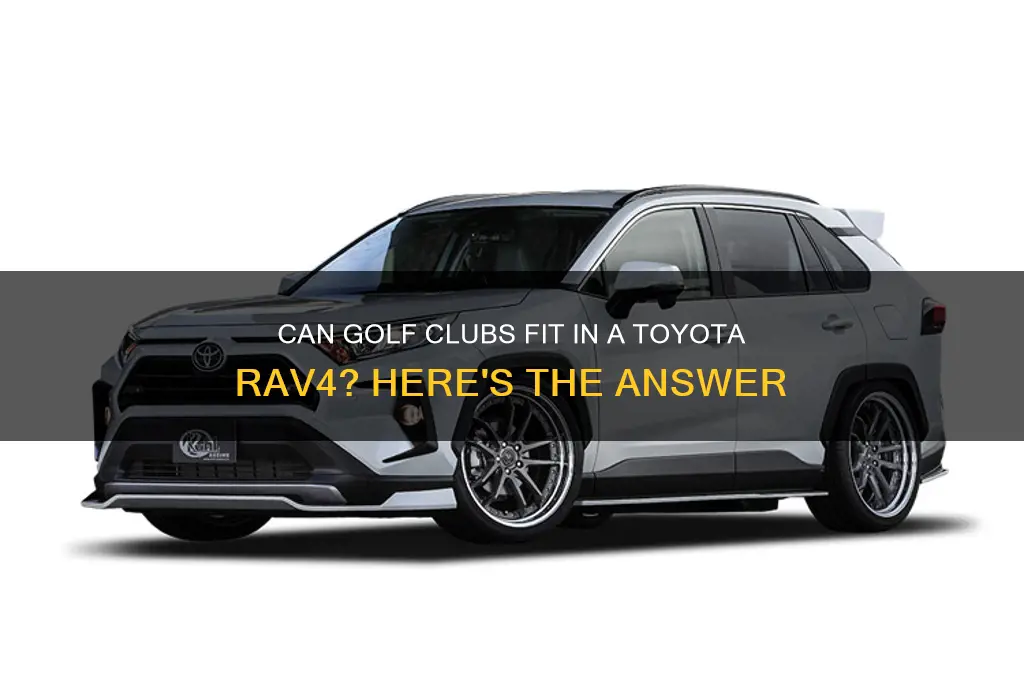 will golf clubs fit in a rav4