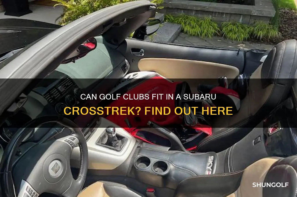 will golf clubs fit in a subaru crosstrek