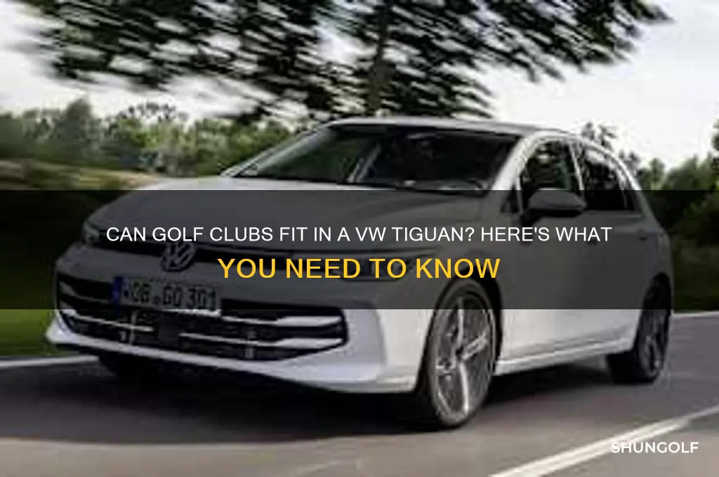 will golf clubs fit in a vw tiguan