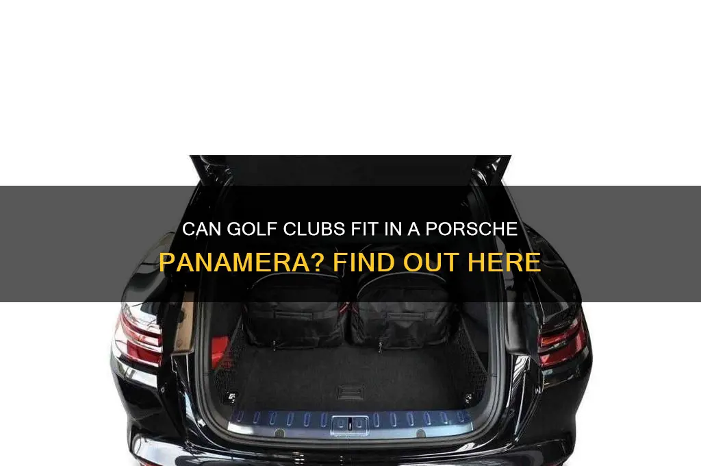 will golf clubs fit in porsche panamera