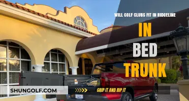 Can Golf Clubs Fit in a Ridgeline In-Bed Trunk?