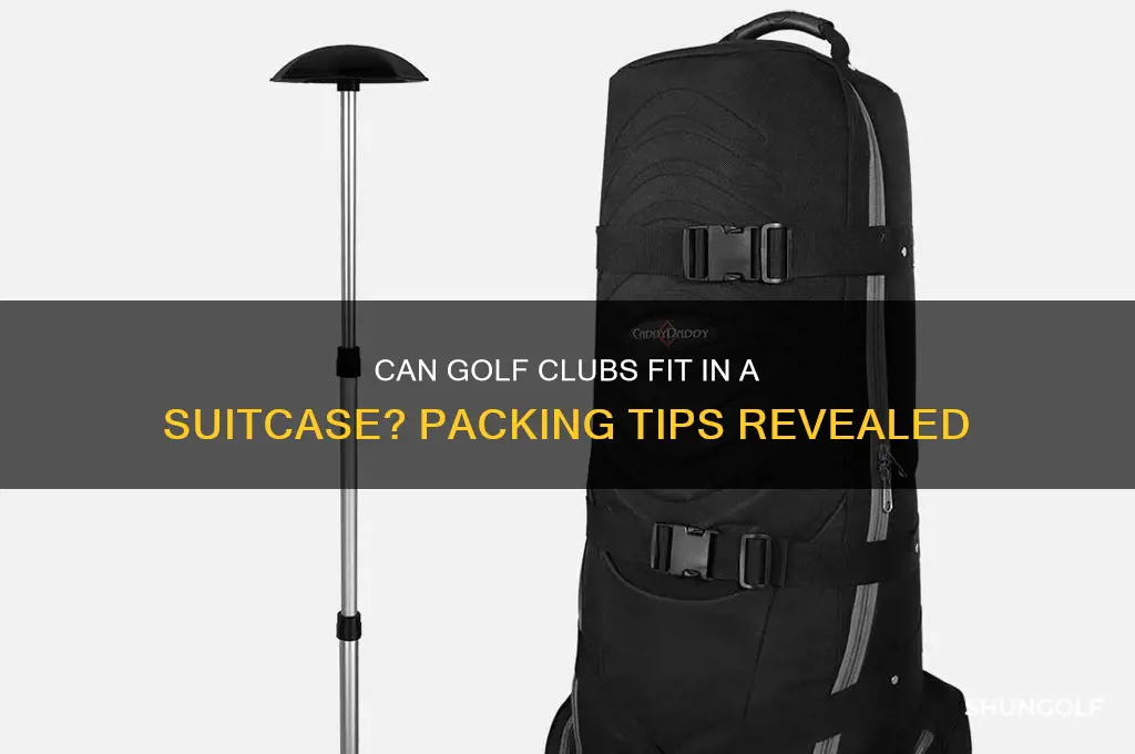 will golf clubs fit in suitcase