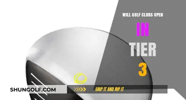 Golf in Tier 3: Will Clubs Reopen Under New Restrictions?