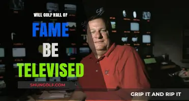 Will the Golf Hall of Fame Ceremony Air on TV?