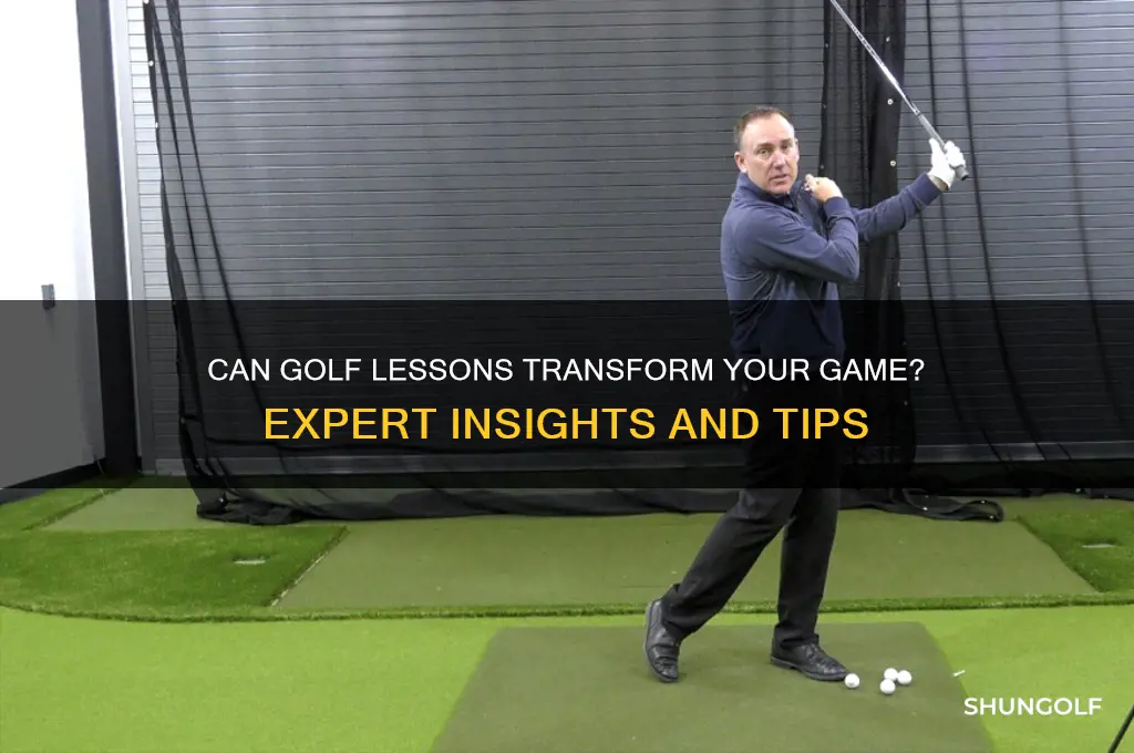 will golf lessons improve my game