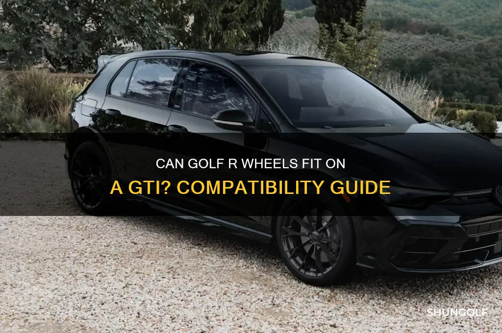 will golf r wheels fit on a gti