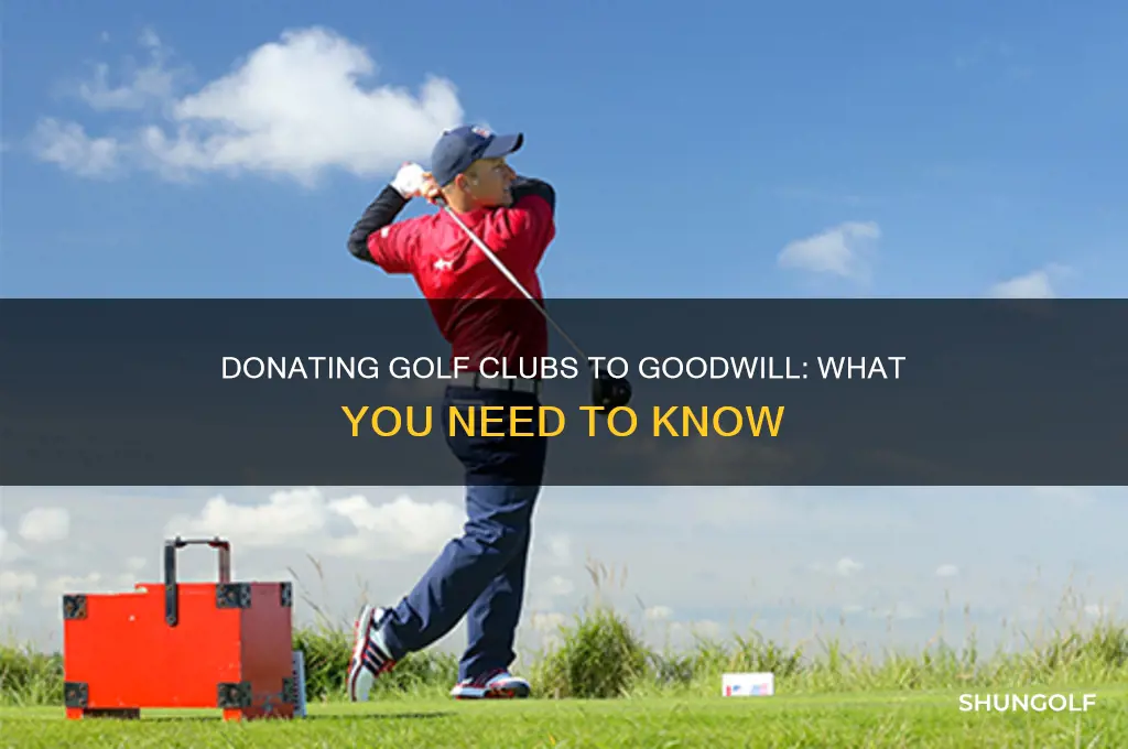 will goodwill accept golf clubs