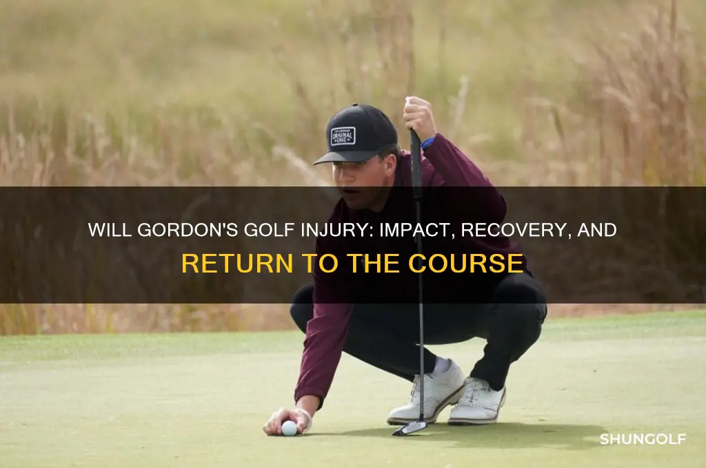 will gordon golf injury