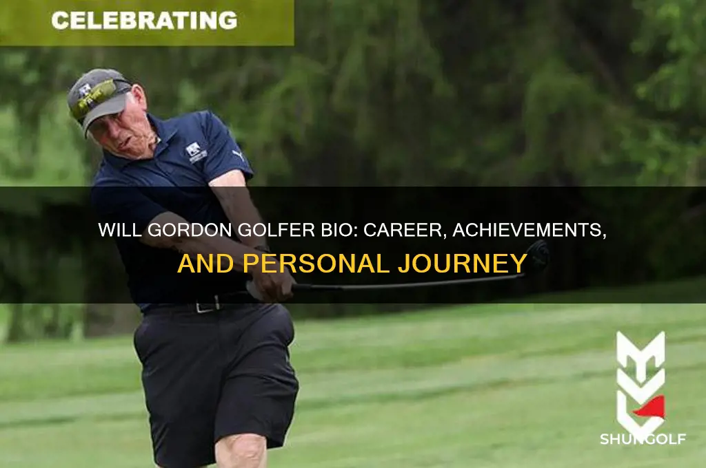 will gordon golfer bio