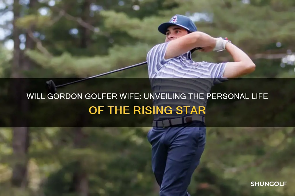 will gordon golfer wife