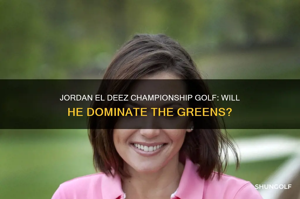 will jordan el deez championship golf