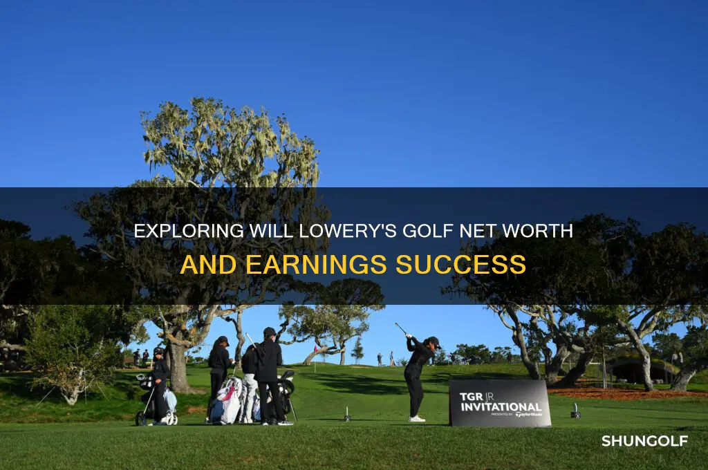 will lowery golf net worth