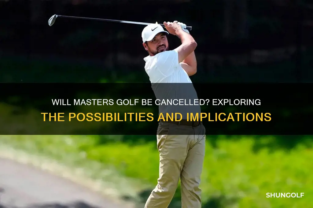will masters golf be cancelled