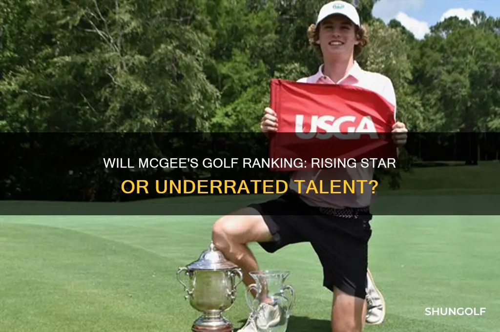 will mcgee golf ranking