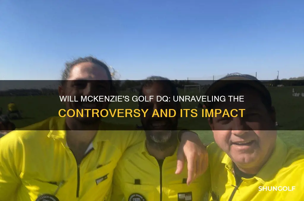 will mckenzie golf dq