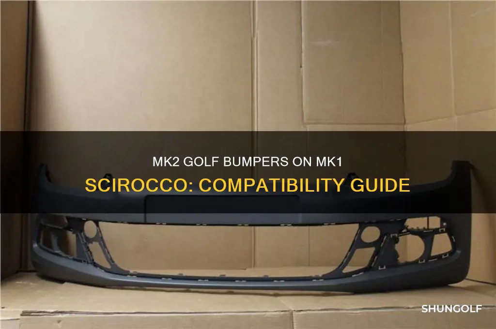 will mk2 golf bumpers fit a mk1 scirocco