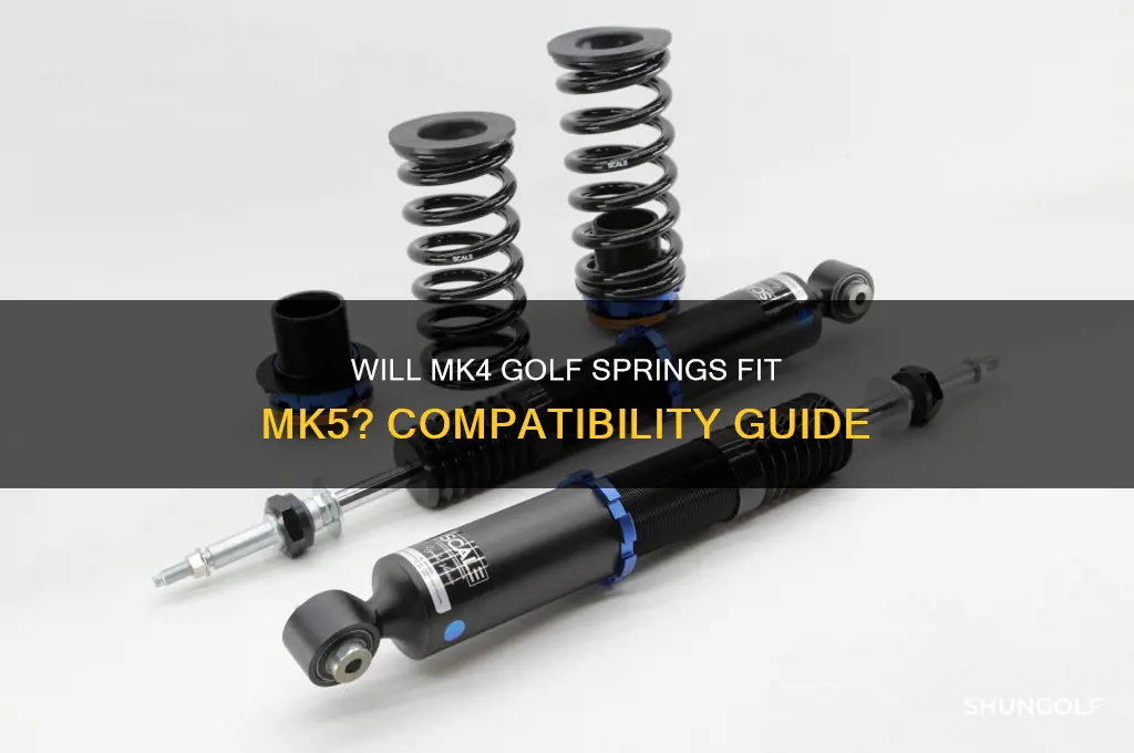 will mk4 golf springs fit mk5