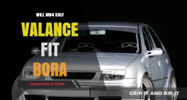 Will MK4 Golf Valance Fit Bora? Compatibility Guide