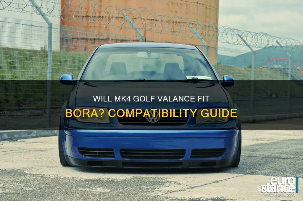 will mk4 golf valance fit bora