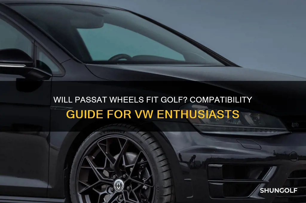 will passat wheels fit golf