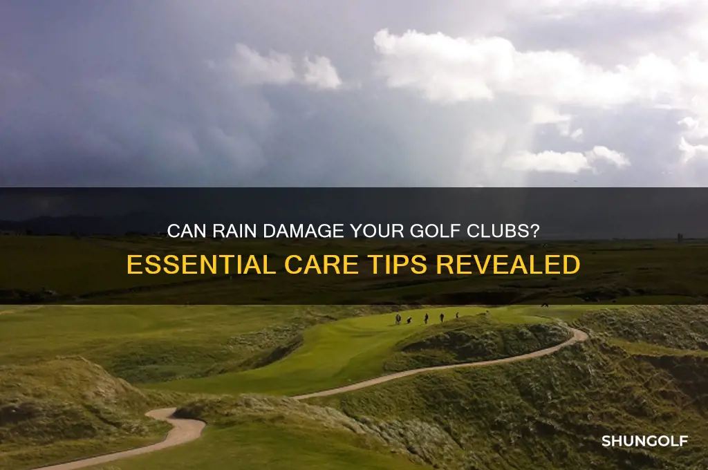 will rain ruin golf clubs