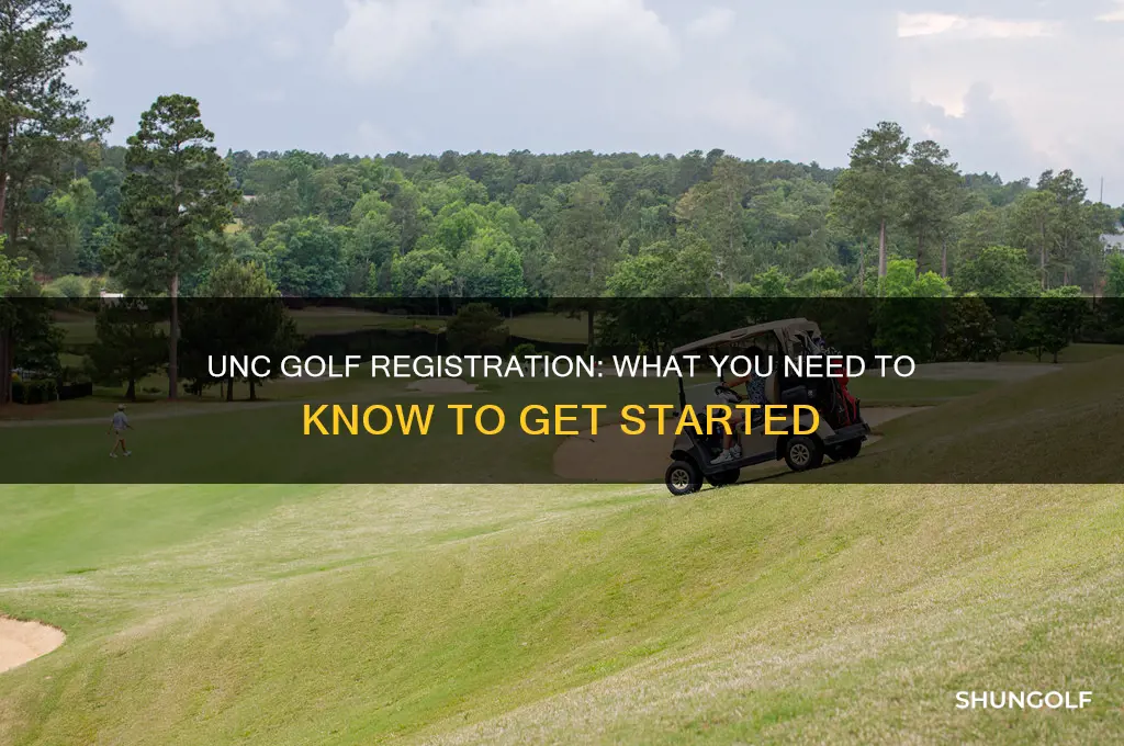 will register unc golf