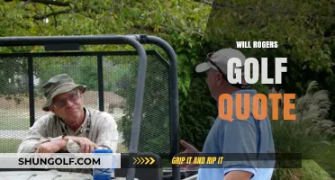 Will Rogers' Timeless Golf Wisdom: Humor Meets Insight on the Green