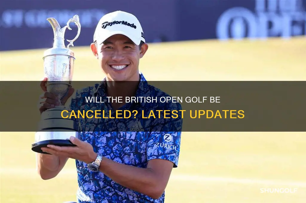 will the british open golf be cancelled