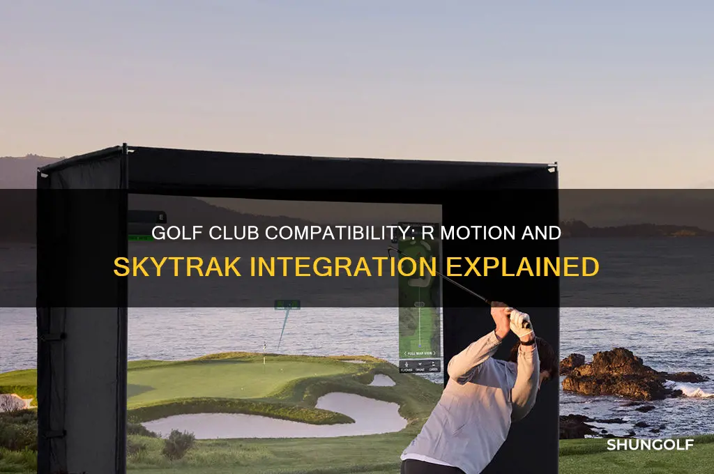 will the golf club work with r motion and skytrak