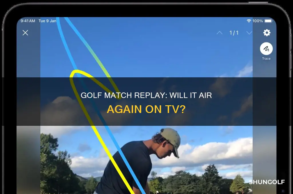 will the golf match be replayed on tv